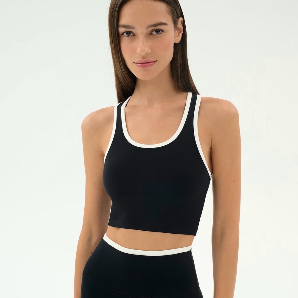 BRAND NEW never worn. Splits59 black & white bralette. Size small.